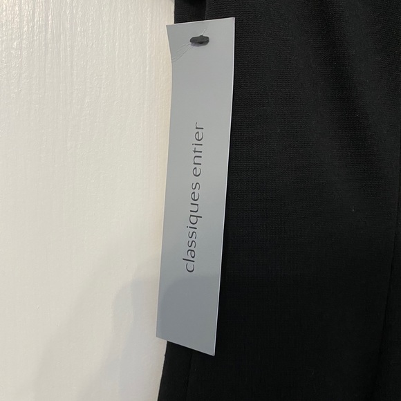 Classiques Entier Mesh Inset Sheath Black Dress - Picture 5 of 6